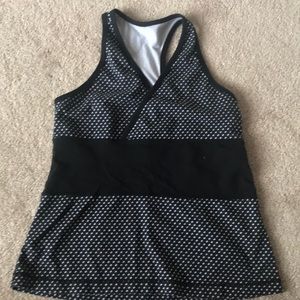 Black Lululemon top size 6